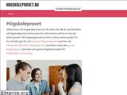 Sites similar to hogskoleprovet.nu