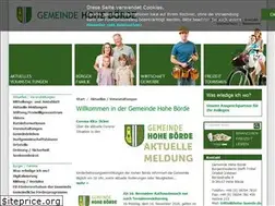 Sites similar to hoheboerde.de