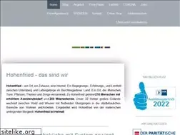 Sites similar to hohenfried.de
