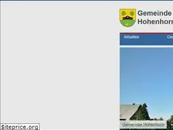 Sites similar to hohenhorn.de
