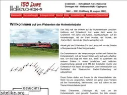 Sites similar to hohenlohebahn.net