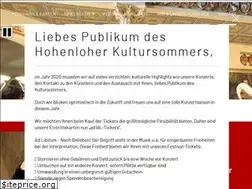 Sites similar to hohenloher-kultursommer.de