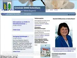 Sites similar to hohenthann.de