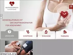 Sites similar to hoher-blutdruck.de