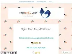 Sites similar to hoinhieuchu.wordpress.com