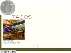 Sites similar to hojataqueria.com
