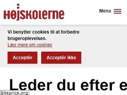Sites similar to hojskolerne.dk