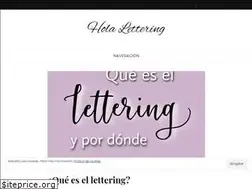 Sites similar to holalettering.com