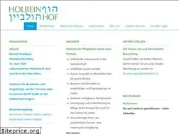 Sites similar to holbeinhof.ch