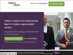 Sites similar to holbornadams.com