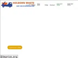 Sites similar to holbornwaste.com