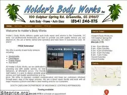 Sites similar to holdersbodywork.com