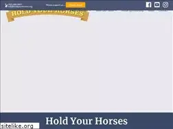 Sites similar to holdyourhorses.org