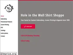 Sites similar to holeinthewallshirtshoppe.com