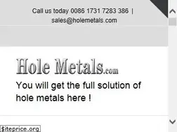 Sites similar to holemetals.com