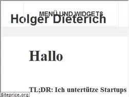 Sites similar to holger-dieterich.de