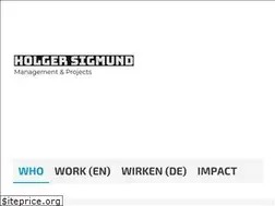 Sites similar to holgersigmund.com