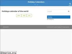Sites similar to holiday-calendars.com