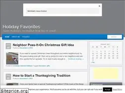 Sites similar to holiday-favorites.com