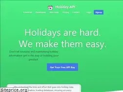 Sites similar to holidayapi.com