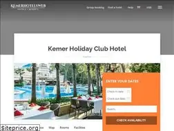 Sites similar to holidayclub.kemerhotelsweb.com