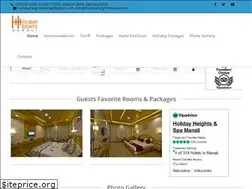 Sites similar to holidayheightsmanali.com