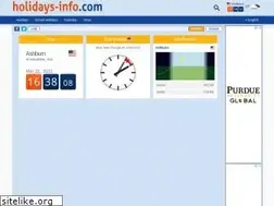 Sites similar to holidays-info.com