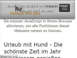 Sites similar to holidays-with-pets.de