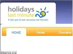 Sites similar to holidays.it