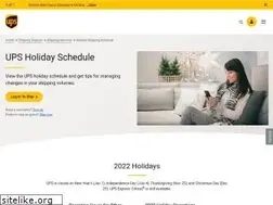 Sites similar to holidays.ups.com