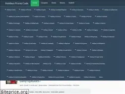 Sites similar to holidayspromocode.com