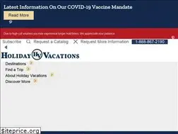 Sites similar to holidayvacations.com