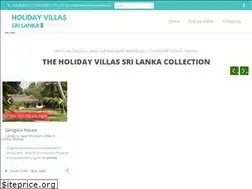 Sites similar to holidayvillasinsrilanka.com