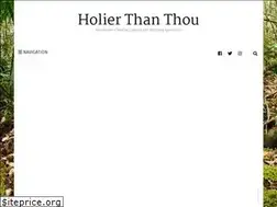 Sites similar to holier-than-thou.co.uk