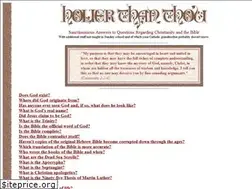 Sites similar to holierthanthou.info
