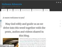 Sites similar to holinessadvocate.com