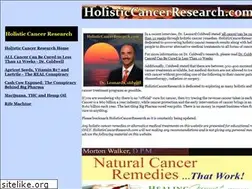 Sites similar to holisticcancerresearch.com