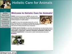 Sites similar to holisticcareforanimals.com