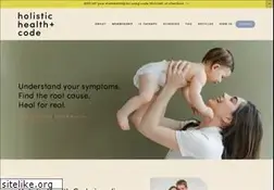 Sites similar to holistichealthcode.com