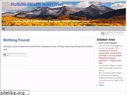 Sites similar to holistichealthinterviews.com