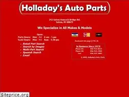 Sites similar to holladaysautoparts.com