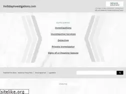 Sites similar to hollidayinvestigations.com