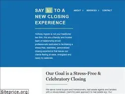 Sites similar to hollidaylawfirm.com