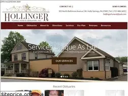 Sites similar to hollingerfuneralhome.com