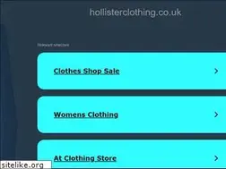 Sites similar to hollisterclothing.co.uk
