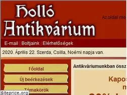 Sites similar to hollo-antikvarium.hu