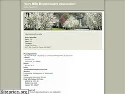 Sites similar to hollyhillshoa.com