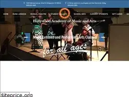 Sites similar to hollywoodacademyofmusicandarts.com