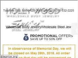 Sites similar to hollywoodbodyjewelry.com