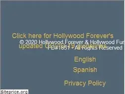 Sites similar to hollywoodforever.com